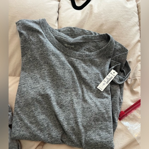 Madewell Women's Whisper Cotton Rib Crewneck Tee - Picture 3 of 4